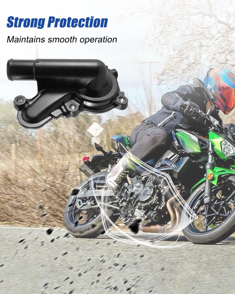 Vaticas Water Pump Protect Cover with Seal Fit for Kawasaki Z400 ER400 2018-2023 Ninja 400 EX400 2018-2023, Replace 16142-0757 161420757 - Image 4